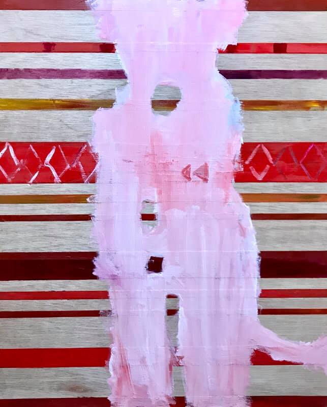 描きかけの絵 | 65 x 53 cm  |  油彩 x 木製パネル  |  2018  ＃現代アート