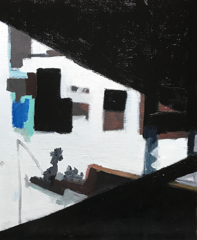 描きかけの絵 | 油彩 x キャンバスボード | 45 x 38 cm | 2019 #現代アート