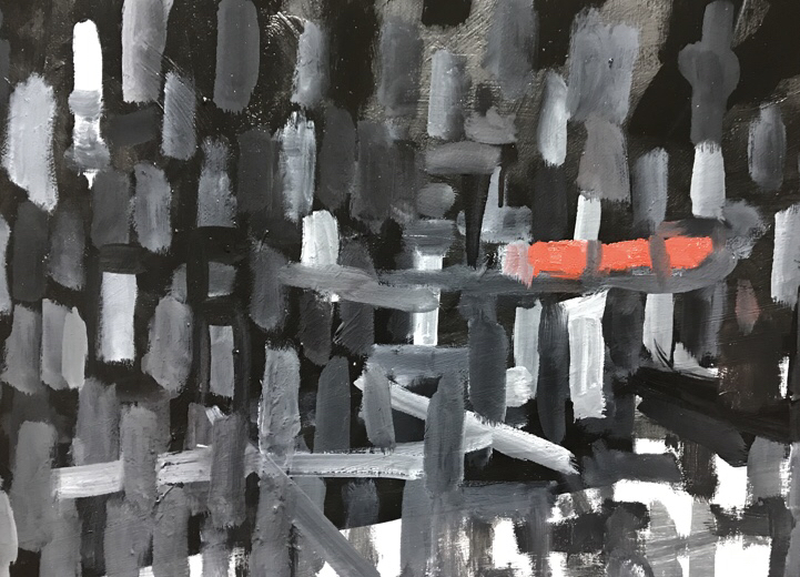 描きかけの絵 | 油彩 x キャンバス | 41 x 53 cm | 2019 #現代アート