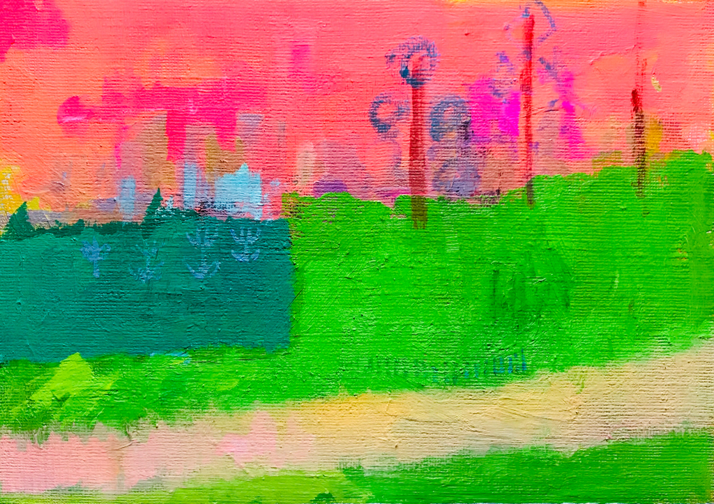 描きかけの絵 | 油彩 x キャンバスボード | 24 x 33 cm | 2019 #現代アート