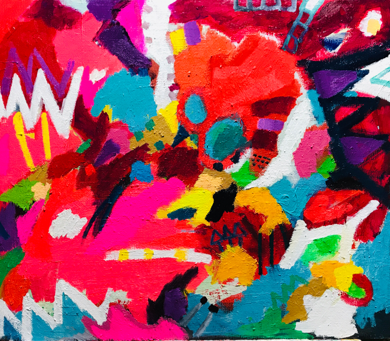 描きかけの絵 | 油彩 x キャンバスボード| 45 x 53 cm | 2019 #現代アート