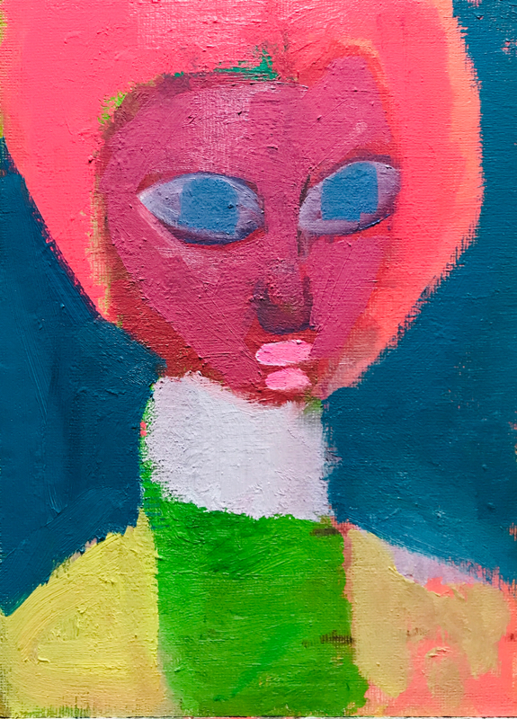 描きかけの絵 | 油彩 x キャンバスボード | 33 x 24 cm | 2019 #現代アート