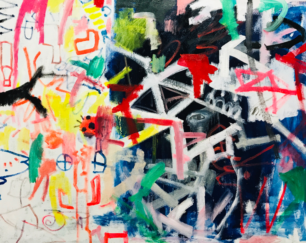 描きかけの絵 | 油彩 x キャンバス | 71 x 92 cm | 2019 #現代アート