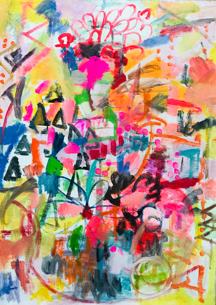 描きかけの絵 | 油彩 x キャンバス | 72 x 53 cm | 2019 #現代アート