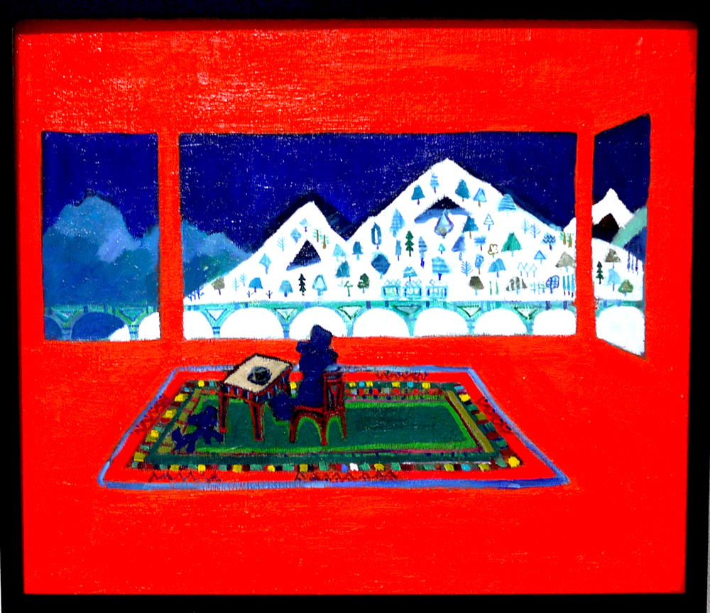 展示予定 | 油彩 x キャンバスボード | 45 x 53 cm | 2019  | 個展のお知らせ | Happy Winter | ギャラリー自由が丘 | 12月14日-12月15日　#現代アート
