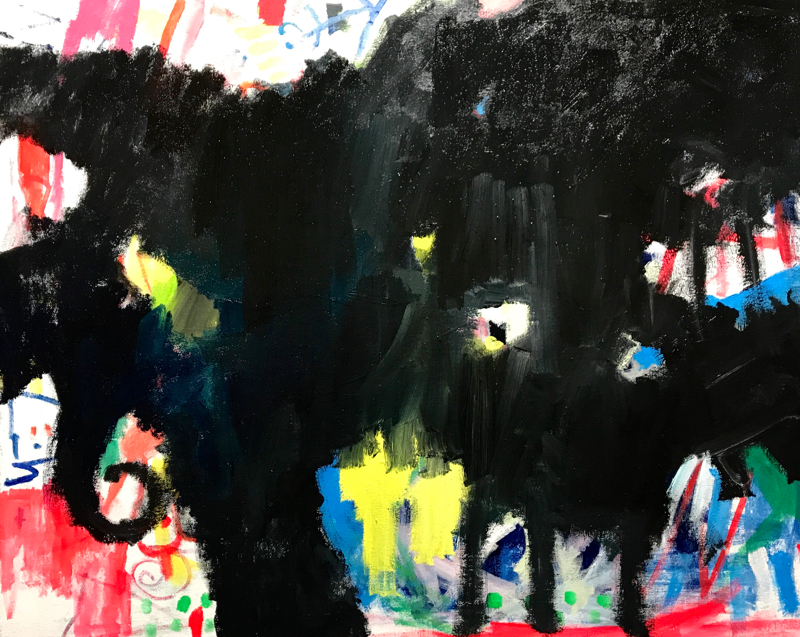 描きかけの絵 | 油彩 x キャンバス | 72 x 91 cm | 2019 #現代アート