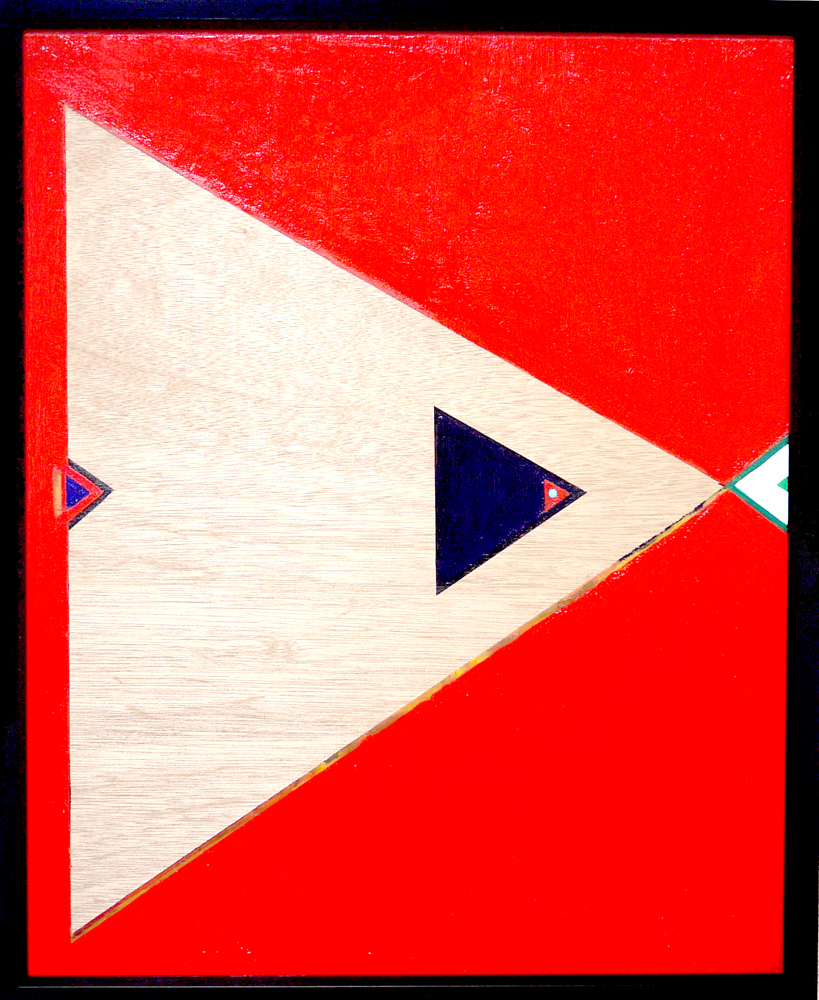 SOLD | Dreieck | 65 x 53 cm | 油彩 x 木製パネル | 2019 |  TAGBOAT  ＃現代アート
