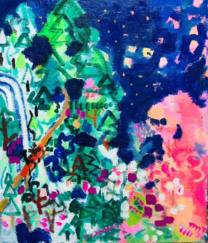 描きかけの絵 | 油彩 x キャンバスボード | 53 x 45 cm | 2020 #現代アート