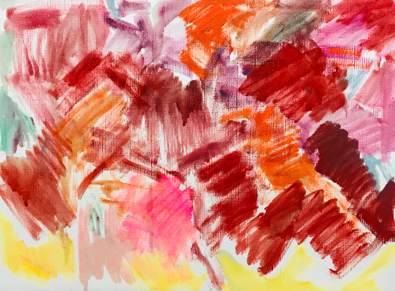 描きかけの絵 | 油彩 x キャンバスボード | 31 x 41 cm | 2020 #現代アート