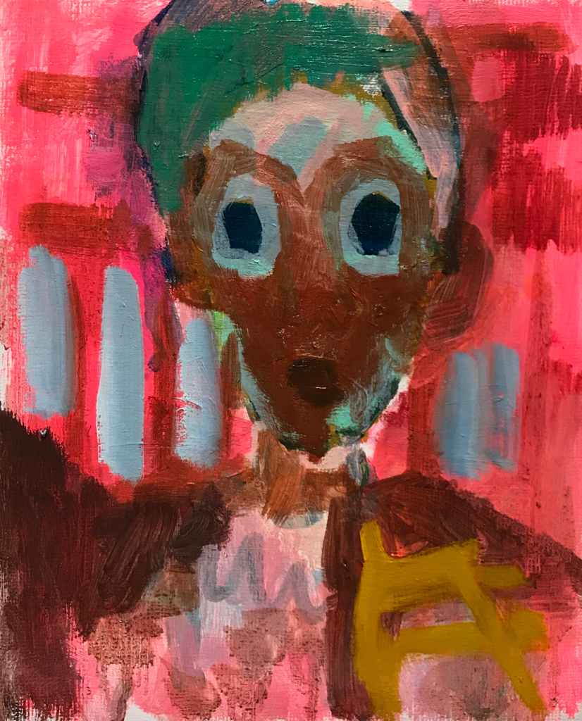 描きかけの絵 | 油彩 x キャンバスボード | 27 x 22 cm | 2020 #現代アート