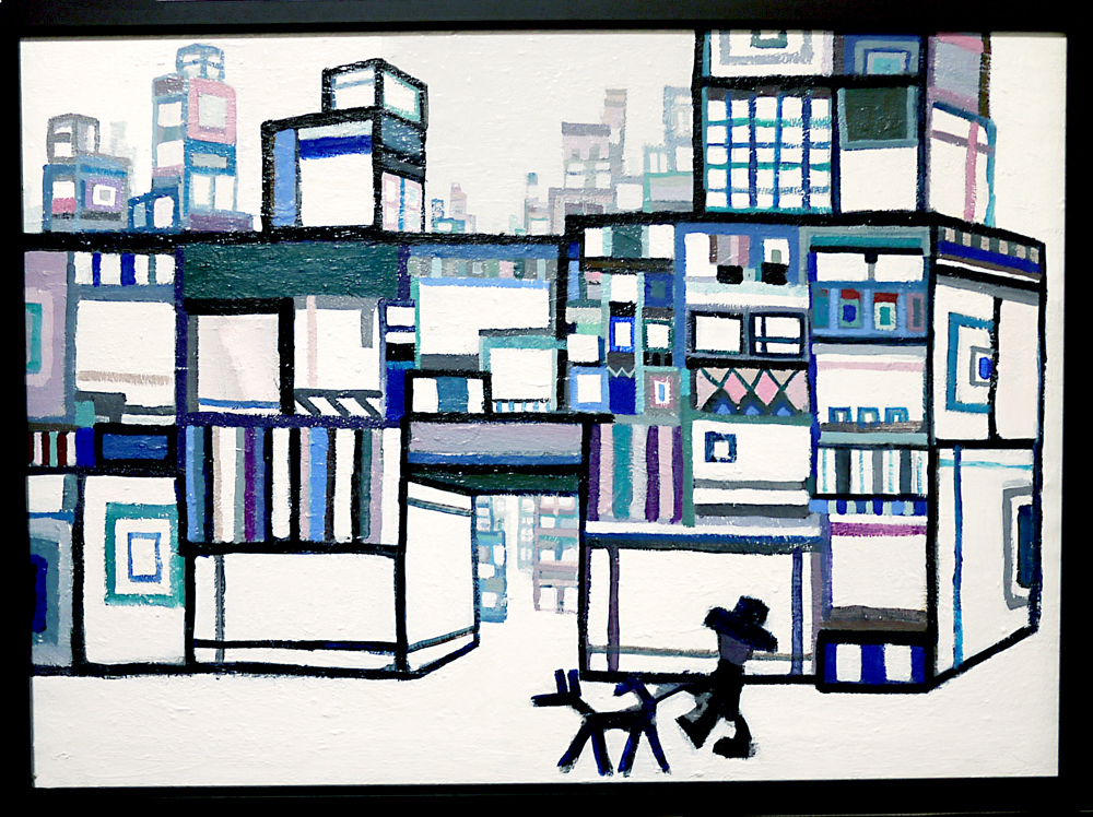 ON SALE | City walker | 油彩 x キャンバス | 53 x 72 cm | 2020 | GALLERY TAGBOAT ＃現代アート