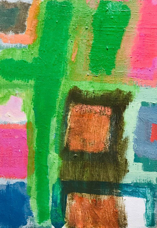 描きかけの絵 | 油彩 x キャンバスボード | 22 x 15 cm | 2020 #現代アート