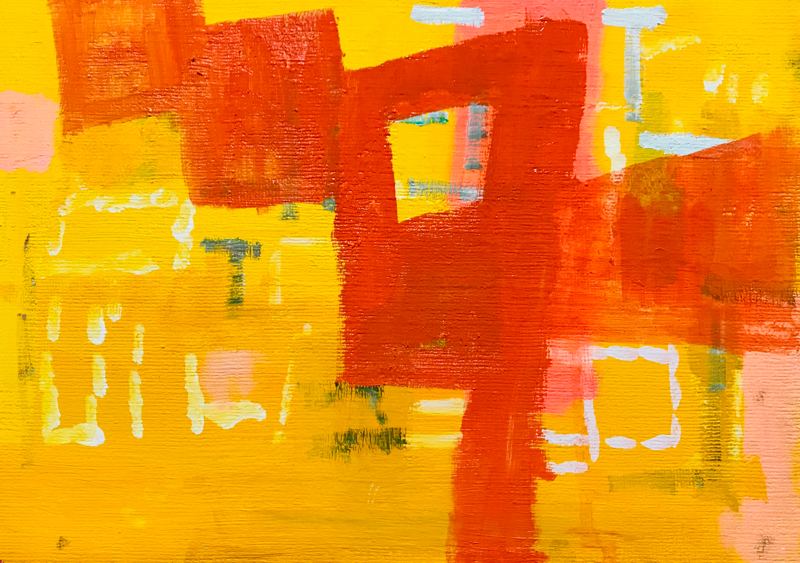 描きかけの絵 | 油彩 x キャンバスボード | 24 x 33 cm | 2020 #現代アート