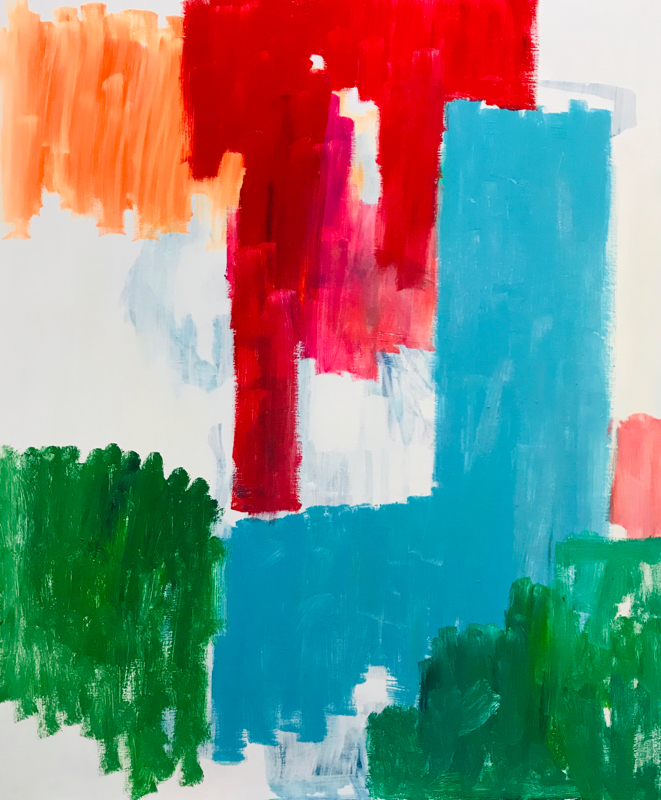 描きかけの絵 | 油彩 x 木製パネル | 72 x 60 cm | 2020 #現代アート