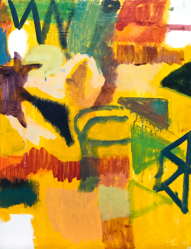 描きかけの絵 | 油彩 x キャンバスボード | 41 x 31 cm | 2020 #現代アート