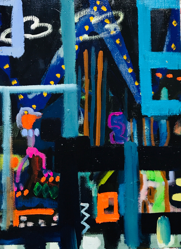 描きかけの絵 | 油彩 x キャンバスボード | 33 x 24 cm | 2020 #現代アート