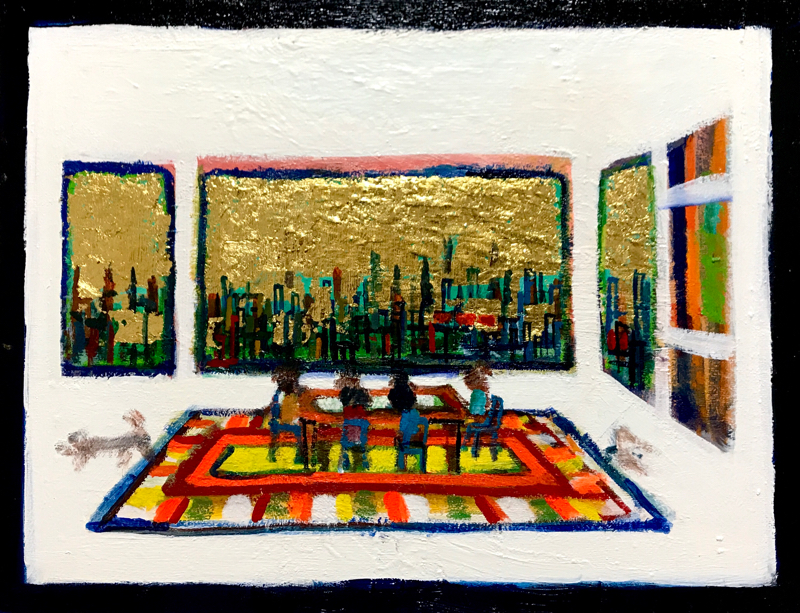 描きかけの絵 | 油彩 x キャンバスボード | 31 x 41 cm | 2020 #現代アート