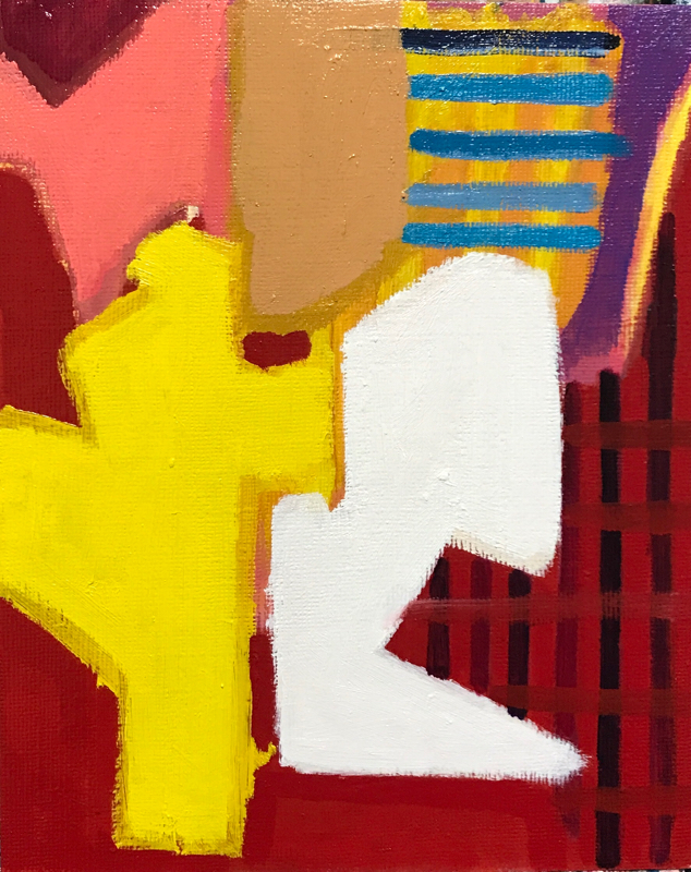 描きかけの絵 | 油彩 x キャンバスボード | 27 x 24 cm | 2020 #現代アート