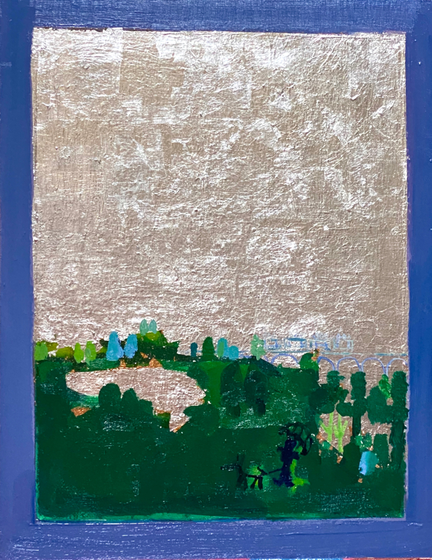 描きかけの絵 | 油彩 x 木製パネル | 41 x 31 cm | 2020 #現代アート