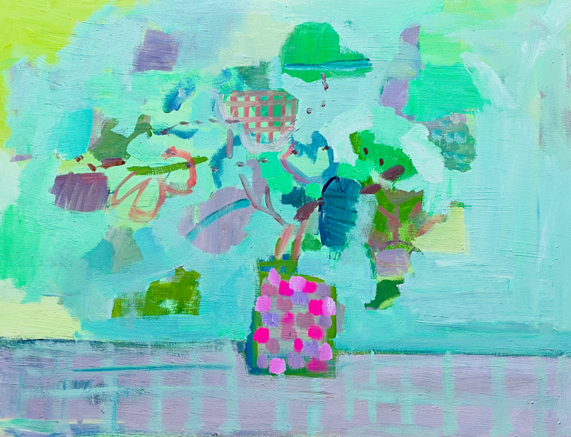描きかけの絵 | 油彩 x 木製パネル | 41 x 53 cm | 2020 #現代アート