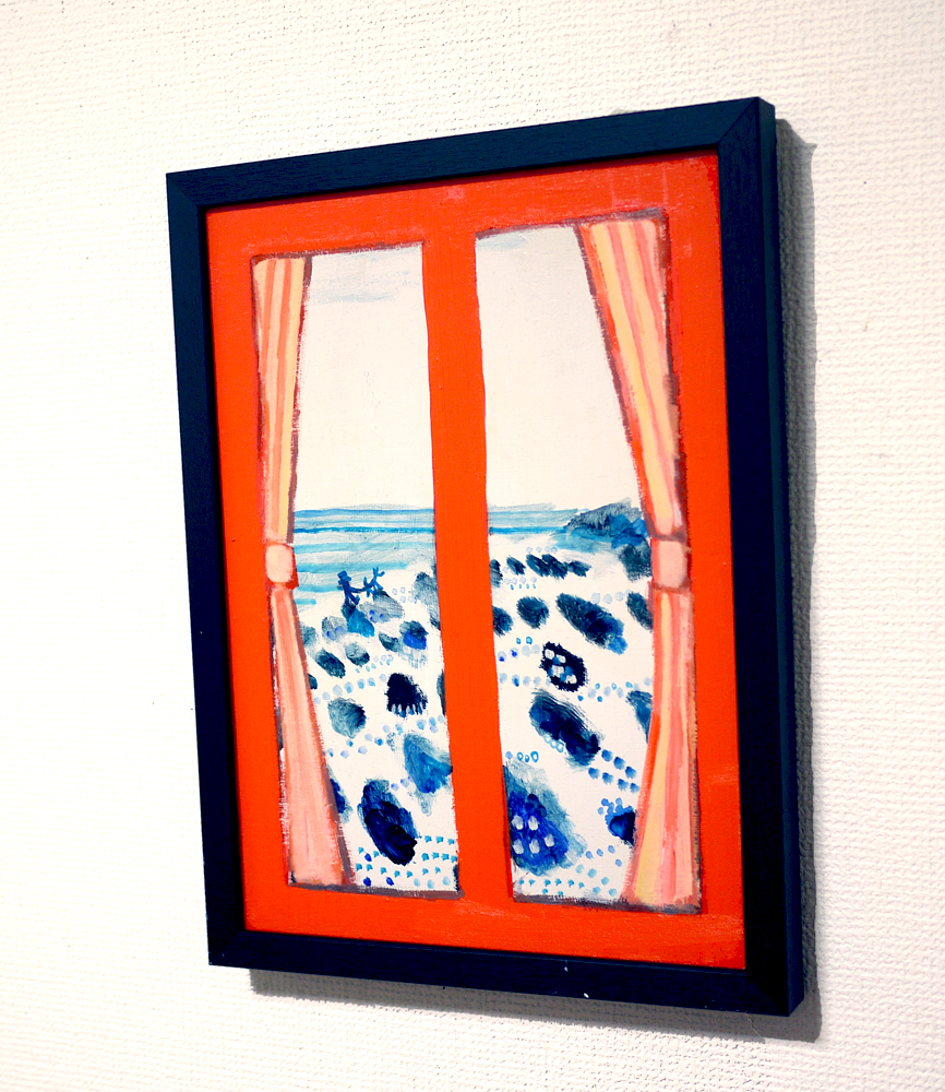 ON SALE | オレンジルーム | 油彩 x 木製パネル | 33 x 24 cm | 2020 | 求龍堂 #現代アート