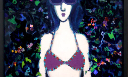 ON SALE | a woman in the forest | 油彩 x 木製パネル | 72 x 50 cm #現代アート