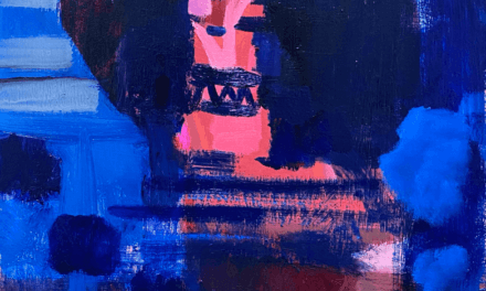 描きかけの絵 | 油彩 x 木製パネル | 41 x 31 cm | 2021 #現代アート