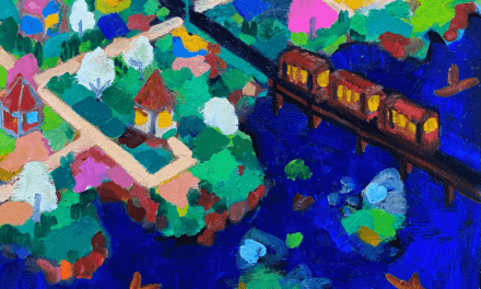 描きかけの絵 | 油彩 x 木製パネル | 38 x 45 cm | 2021 #現代アート