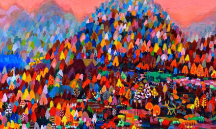 NEW | autumn mountain | 油彩 x 木製パネル | 53 x 65cm | 2021 #現代アート
