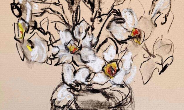 NEW  | 花 | ドローイング x 紙 | 29 x 21cm #現代アート