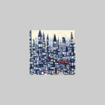 SOLD | まち | 油彩 x キャンバス | 10 x 10cm  #creema