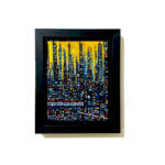NEW & ON SALE | ゴールドタウン | 油彩 x キャンバス | 18 x 14cm | 2023 #creema