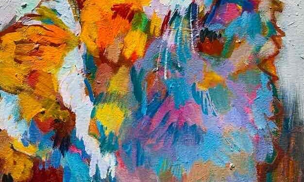 NEW | 油彩 x 油彩用紙  | 30 x 24cm | 2023 #猫