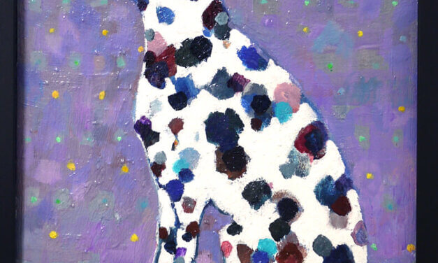 SOLD | ダルメシアン | 油彩 x キャンバスボード   | 41 x 31cm | 2022 #tagboat