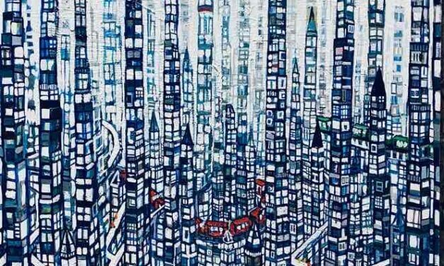 描きかけの絵 | 油彩 x 木製パネル   | 65 x 53cm | 2023 #現代アート