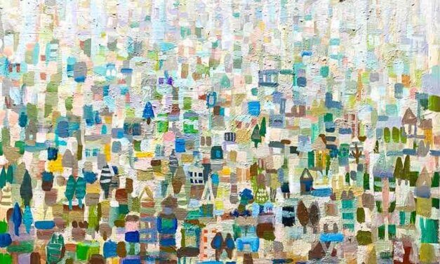 描きかけの絵 | 油彩 x 木製パネル   | 53 x 65cm | 2023 #現代アート