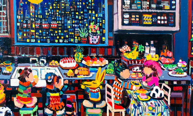 ON SALE | kitchen room | 油彩 x 木製パネル | 53 x 65cm | 2023 #TAGBOAT