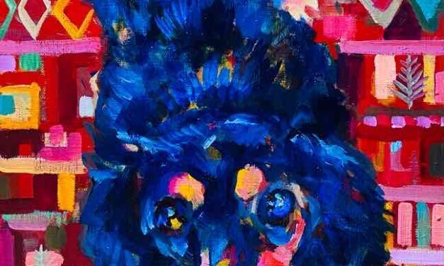 SOLD | 油彩 x 油彩用紙  | 24 x 30cm | 2023 | #犬