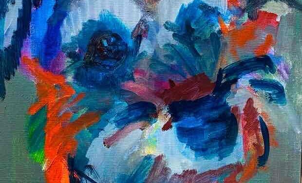 描きかけの絵 | 油彩 x 油彩用紙  | 30 x 24cm | 2023 #現代アート #絵画 #風景画