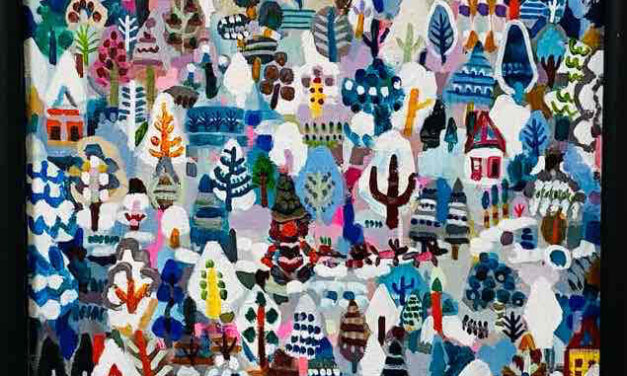 NEW | 雪のもり | 41x31cm | 展覧会 | ART FAIR GINZA | 9月2日-9月6日 | 2023 #TAGBOAT