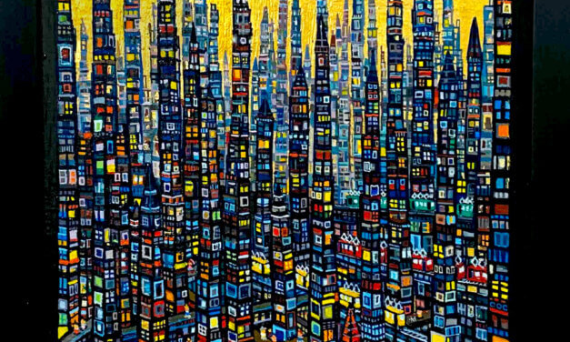 NEW | ゴールドタウン | 33x33cm | 展覧会 | ART FAIR GINZA | 9月2日-9月6日 | 2023 #TAGBOAT