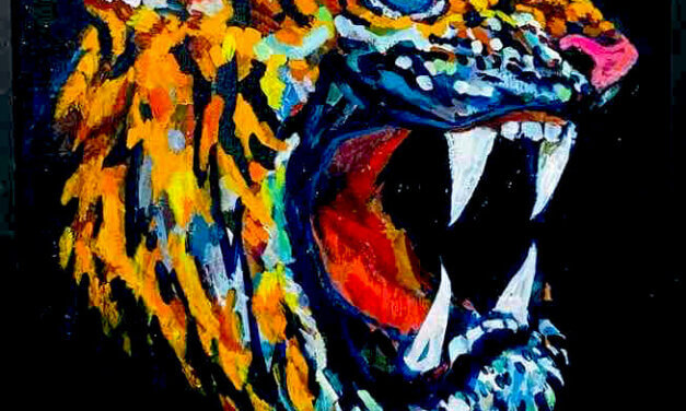 NEW | tiger | 65x53cm | 展覧会 | ART FAIR GINZA | 9月2日-9月6日 | 2023 #TAGBOAT
