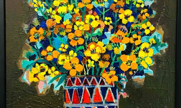 ON SALE | 菜の花 | 油彩 x キャンバスボード | 53 x 45cm | 2024 #TAGBOAT