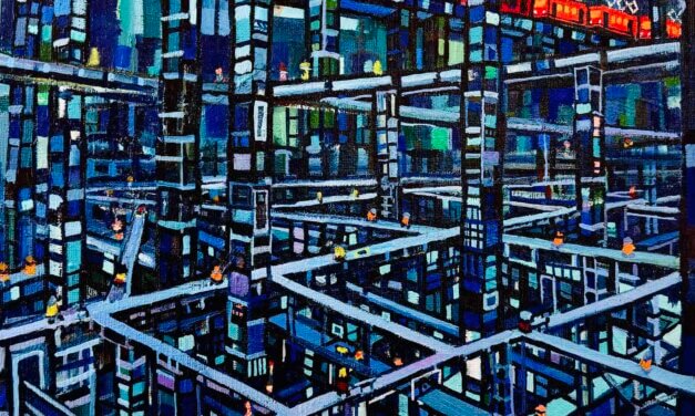 描きかけの絵 | 油彩 x キャンバスボード | 38 x 45cm #現代アート