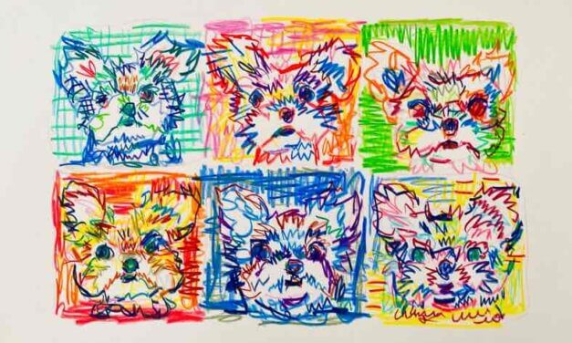 NEW | ドローイング x 紙  | 29 x 22cm | 2024 #犬