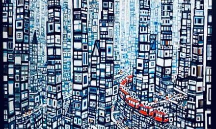 ON SALE | まち | 油彩 x キャンバス | 130 x 97cm  #現代アート #artsticker