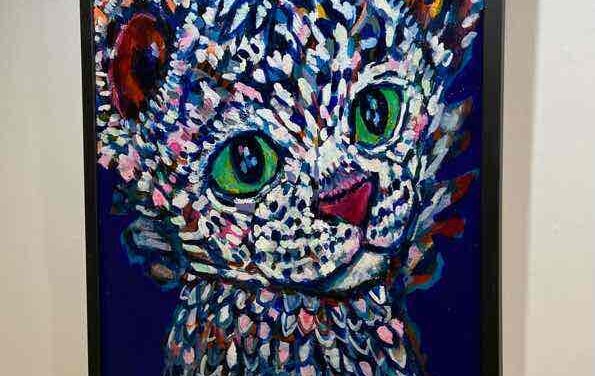 SOLD | white tiger | 53x45cm | ART FAIR GINZA | 10月16日-10月21日 | 2024 #TAGBOAT