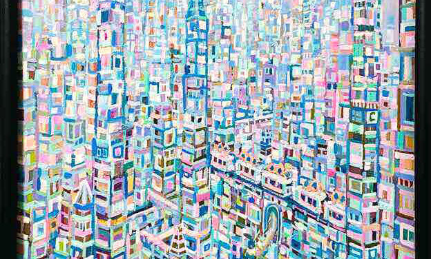 NEW | 展示予定 | pale mist town | 53x41cm | ART FAIR GINZA | 10月16日-10月21日 | 2024 #TAGBOAT