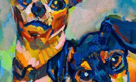 SOLD | 油彩 x 油彩用紙  | 30 x 24cm | OTANI. #犬