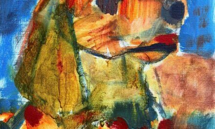 描きかけの絵 | 油彩 x 油彩用紙  | 30 x 24cm | 2025 #現代アート #